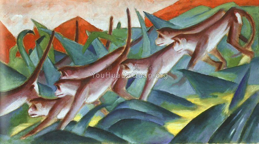 Monkey Frieze - 弗朗茨·马克